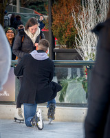 2019 Brennan and Katie Engagement  - Millennium Park Rink ©Amy Boyle Photography 2019